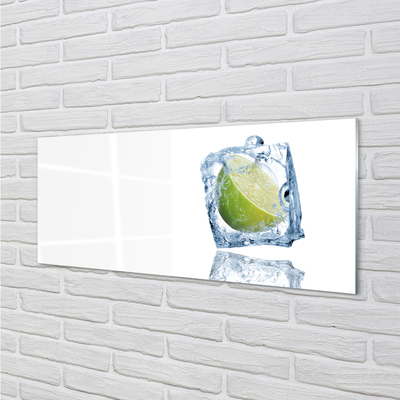 Glas panel Lime isbit