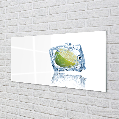 Glas panel Lime isbit