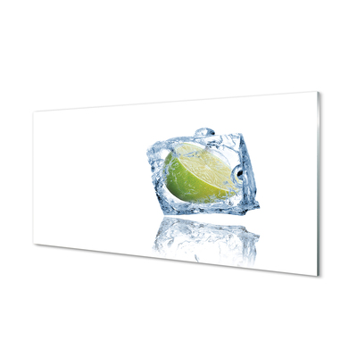 Glas panel Lime isbit