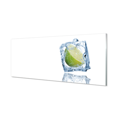 Glas panel Lime isbit