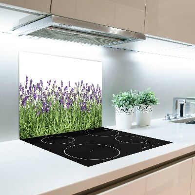 Skärbräda glas Lavendel blommor