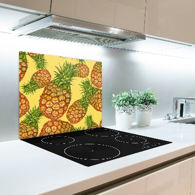 Skärbräda i härdat glas Ananas