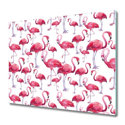 Glasskärbräda Flamingos