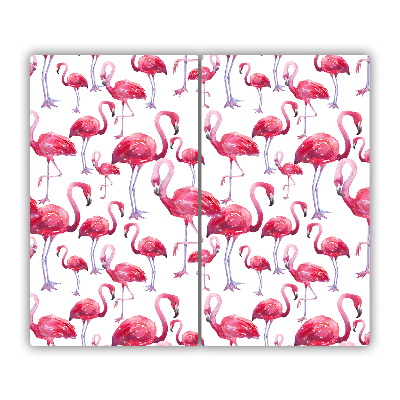 Glasskärbräda Flamingos