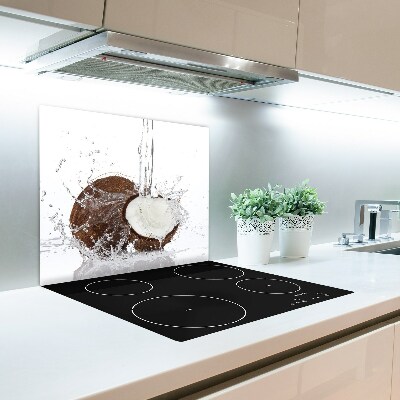 Skärbräda glas Kokos