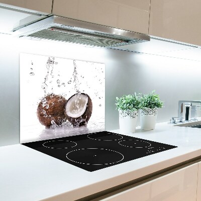 Skärbräda i härdat glas Kokos och vatten