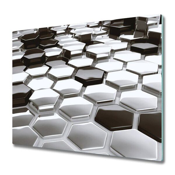 Skärbräda glas 3D abstraktion