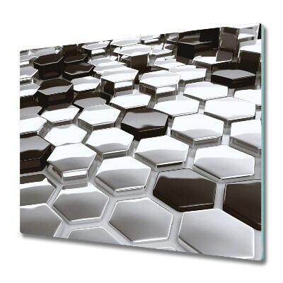 Skärbräda glas 3D abstraktion