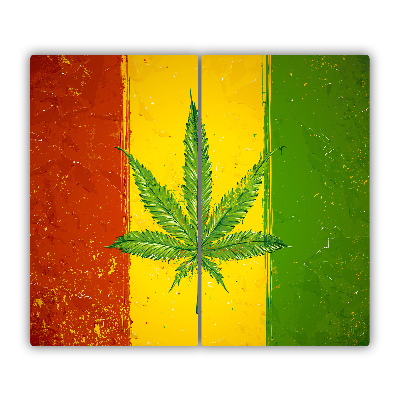 Glasskärbräda Rasta flagga