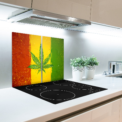 Glasskärbräda Rasta flagga