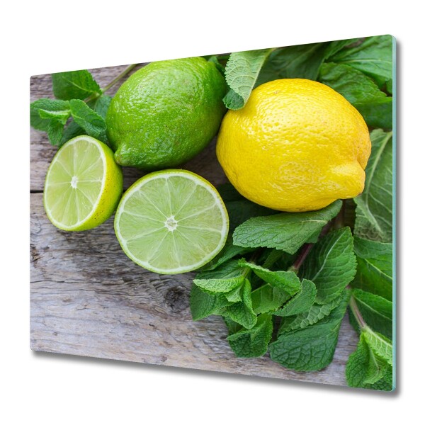 Glasskärbräda Lime och citron