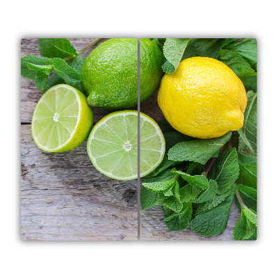 Glasskärbräda Lime och citron