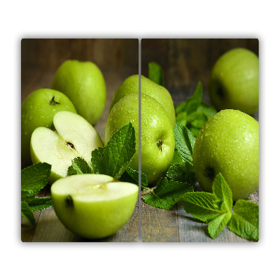 Glasskärbräda Gröna äpplen