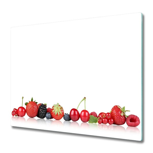 Glasskärbräda Frukter på rad