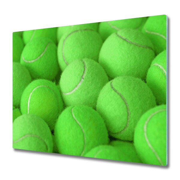 Glasskärbräda Tennis bollar