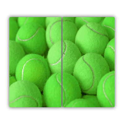 Glasskärbräda Tennis bollar