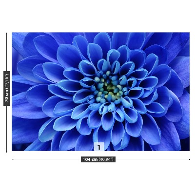 Fototapet Blå blomma