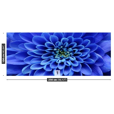 Fototapet Blå blomma