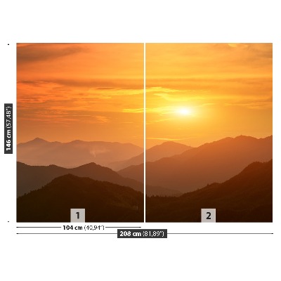 Fototapet Soluppgång