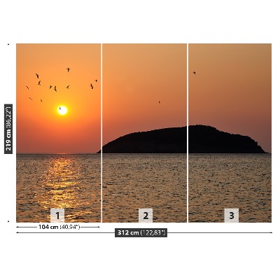 Fototapet Havets soluppgång