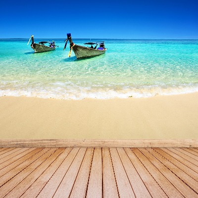 Fototapet Strand Tropiska havet