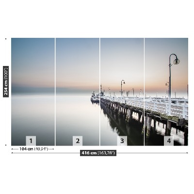 Fototapet Sunrise Pier