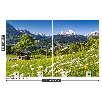 Fototapet Bayerns berg