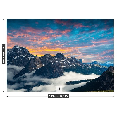 Fototapet Italienska Dolomiterna