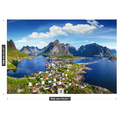 Fototapet Lofoten norge