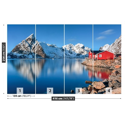 Fototapet Lofoten Norge