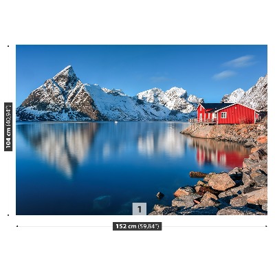 Fototapet Lofoten Norge