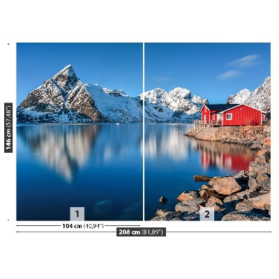 Fototapet Lofoten Norge