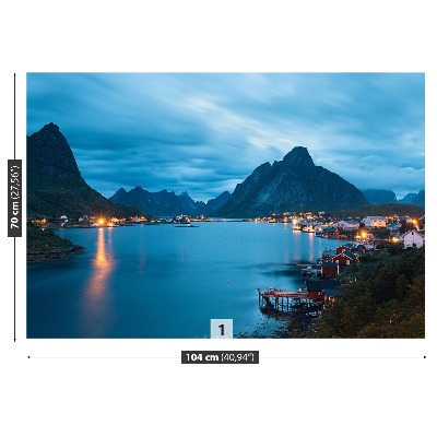 Fototapet Lofoten öarna