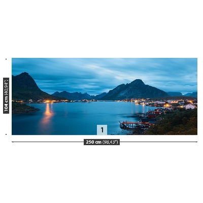 Fototapet Lofoten öarna