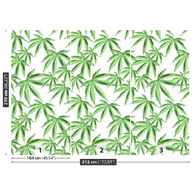 Fototapet Cannabisblad