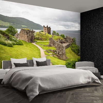 Fototapet Loch Ness slott