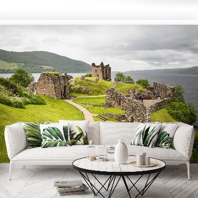 Fototapet Loch Ness slott