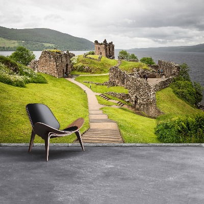 Fototapet Loch Ness slott