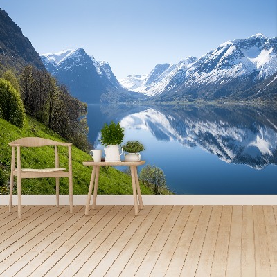 Fototapet Fjord i Norge