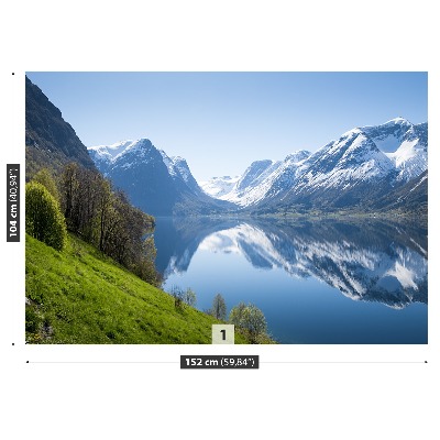 Fototapet Fjord i Norge