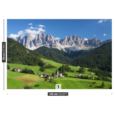 Fototapet Italienska Dolomiterna