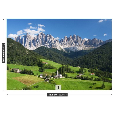 Fototapet Italienska Dolomiterna