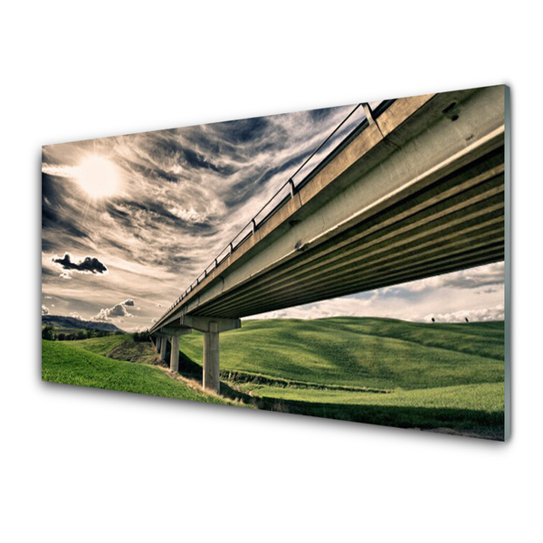 Tavla plexiglas Highway Bridge Valley