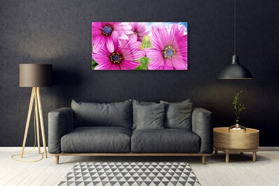 Akrylglastavla Blommor På Väggen