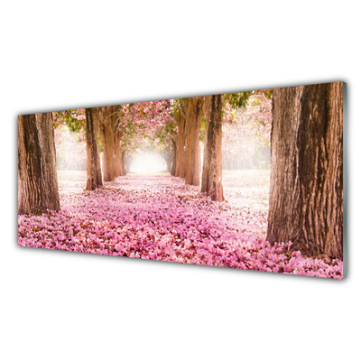 Akrylglas bild Träd Rosor Blommor Natur