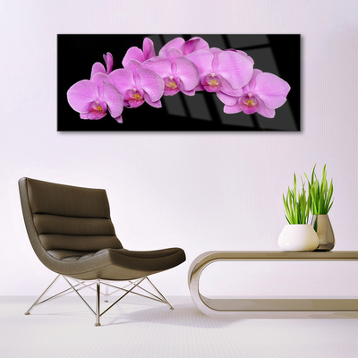 Akryltavla Blommor På Väggen