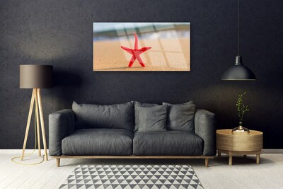 Plexiglas tavla Beach Starfish Art