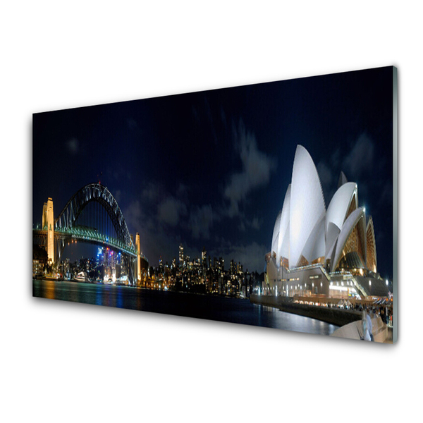 Plexiglas tavla Sydney Bridge arkitektur