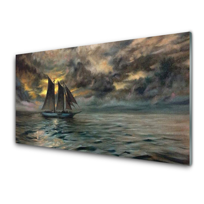 Plexiglas tavla Havsbåtslandskap