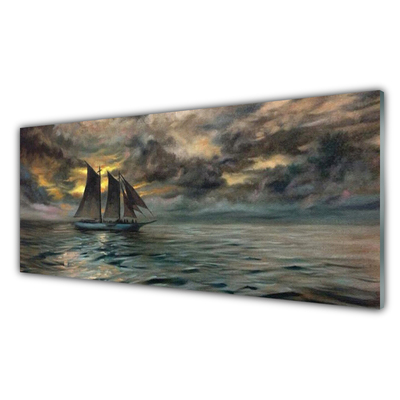 Plexiglas tavla Havsbåtslandskap